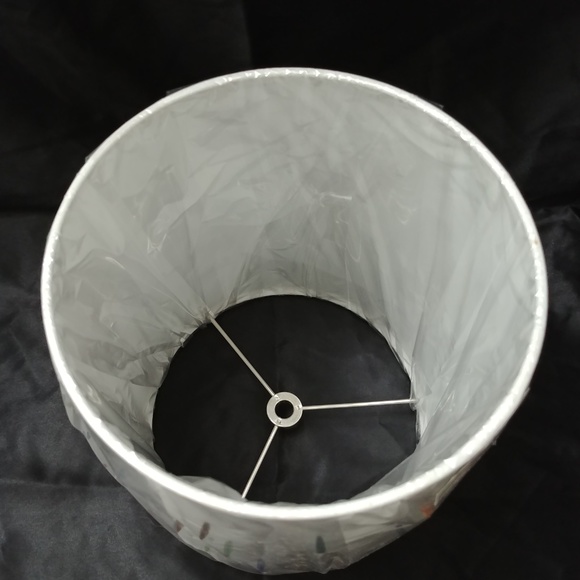 Small Drum Lamp Shade w/ Bead Accents 8.5 in. - Picture 7 of 8